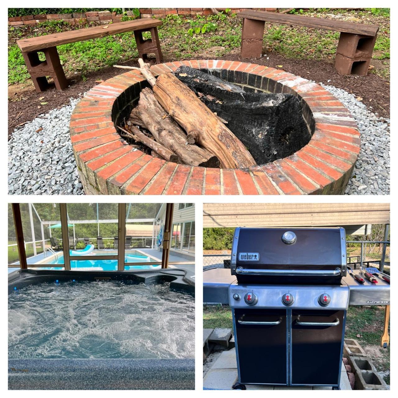 Groups-Hot Tub -Pool- Private-4 Baths Villa Tallahassee Bagian luar foto